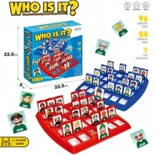 Gioco da tavolo "Chi è? Persone e animali domestici | Gioco di indovinelli"
