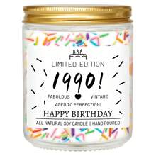 A Particular Year Birthday Gift Scented Soy Wax Candle In A Jar, 18th Birthday Gifts For Girls Women Daughter Sister BFF Friends, Relaxing Stress-Relieving Smokeless, Fun Unique Personalized - Multicolor - View 11