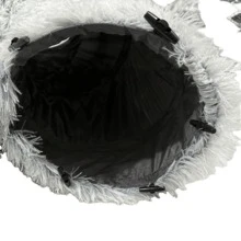 Foldable Plush Cat Tunnel, Washable Multi-Functional Interlock Cat Tube, Color Of Buttons (Orange And Black Random) - Grey - View 8