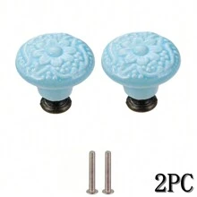 10 piezas de perillas para cajones, tiradores de gabinete altamente atractivos de estilo minimalista, manijas de acero inoxidable, porcelana y cerámica para gabinetes de cocina de estilo vintage, manijas modernas para puertas de baño, accesorios creativos para muebles de cocina