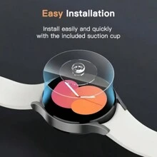 (3 Packs)For Galaxy Watch Ultra 7 6 5 4 3 40/44MM Series Tempered Glass Screen Protector For Watch FE/4/6Classic 46/42/41/43/47mm Series HD Protective Film Waterproof Shockproof Anti-Fall Anti-Fall Scratch Resistant Anti-Fingerprint Full Cover