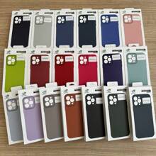 Angel Eye Silicone Case For IPhone 11 12 13 14 15 16 Pro Max Cover Premium Skin Feel Phone Case - Màu đỏ - Xem 10