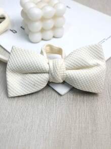 1 pièce Nœud papillon épaissi de couleur bonbon, convient pour un usage quotidien, un mariage, décontracté et professionnel