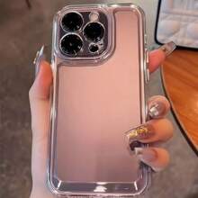 1 Stück transparente stoßfeste Schutzhülle kompatibel mit iPhone 16, 15, 14, 13, 12 Mini, 11 Pro, X, XR, XS Max, 7, 8 Plus