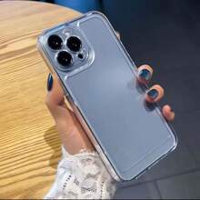 1 Stück transparente stoßfeste Schutzhülle kompatibel mit iPhone 16, 15, 14, 13, 12 Mini, 11 Pro, X, XR, XS Max, 7, 8 Plus