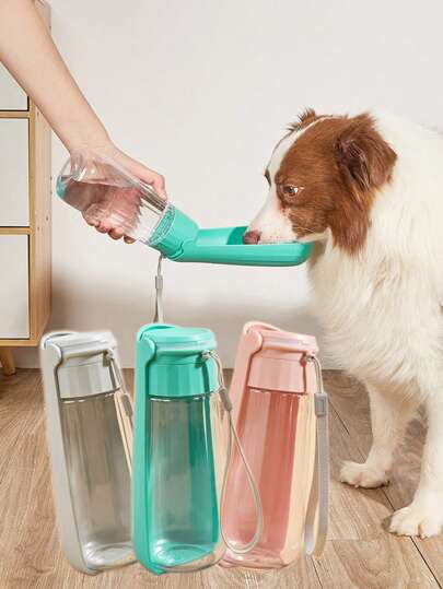 PETSIN 1入組隨機色寵物可折疊水瓶