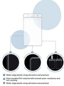 1/5/10/12pcs Clear Name Tags With Hanging Ropes, Plastic Vertical Name Badges, ID Card Clips, Blue Flat Hanging Ropes And Clips, Suitable For Office, Conference Business - Multicolor - View 5