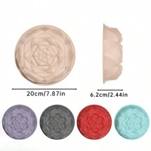 1件8英寸玫瑰花硅胶蛋糕模具情人节蛋糕模具家用蛋糕烤盘烘焙工具情人节情人节装饰情人节情人节情人节礼物 - 彩色 - 查看 4