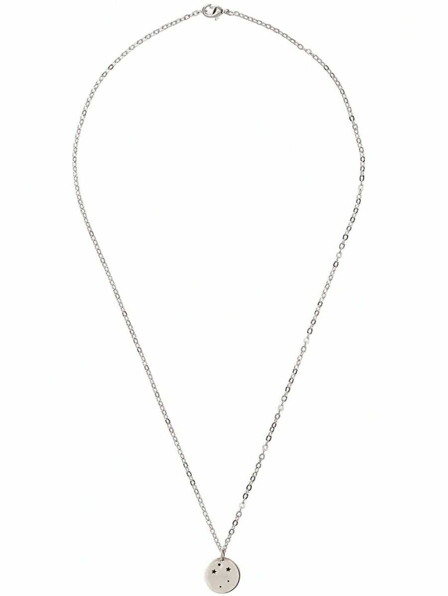 Gemshine Kette mit Anhänger Horoskop Sternzeichen Libra Waage