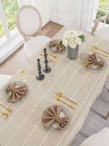 6/12/270 件简约纯色布餐巾，可水洗，可重复使用，适用于餐厅、派对、宴会、餐桌 - 彩色 - 查看 3