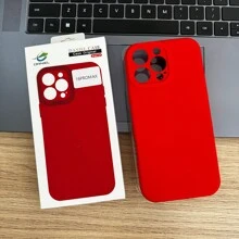 Angel Eye Silicone Case For IPhone 11 12 13 14 15 16 Pro Max Cover Premium Skin Feel Phone Case - Màu đỏ - Xem 1