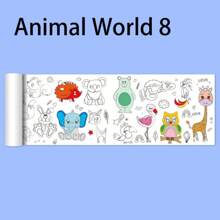 1pc 0.9m Color-Filling Drawing Paper, Large Size Scribble Paper, Coloring Painting Paper Roll, Watercolor Painting Canvas, Wall-Mountable, Non-Messy Back To School,Back To School,School Supplies