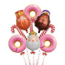 1 Set Three Kings Day Donut Decorations King Balloons, Gifts For Sons, Daughters, Family, Friends, Decor For Floats, Dessert Shops, Candies, Holidays, Home, Party Supplies - Multicolor - View 1