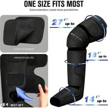 Air Compression Massager With Heat For Foot,Leg,Calf,Thigh And Knee