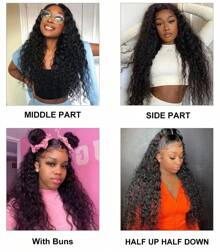 BINF Eotltiue 4B 4C Afro Kinky Curly Clip In Human Hair Extensions 100% Brazilian Virgin Human Hair Natural Black Clip Ins Afro Curly Bundle Natural Black - Natural Black - 查看 10