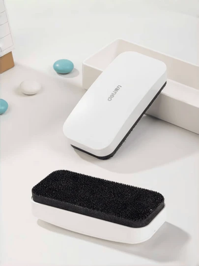 1 件高品质磁性白板擦，内置磁铁，适用于教室、办公室会议、玻璃白板、学校用品、返校