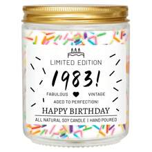 A Particular Year Birthday Gift Scented Soy Wax Candle In A Jar, 18th Birthday Gifts For Girls Women Daughter Sister BFF Friends, Relaxing Stress-Relieving Smokeless, Fun Unique Personalized - Multicolor - View 39