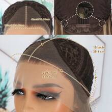 Gorgeous Ash Brown & Blonde Highlights Lace Front Wigs 26 Inch Pre Plucked Long Straight Hair Wigs With Free Part Design Heat Resistant Christmas Wig Long Silky Straight Synthetic Lace Front Wigs For Women For Daily Party Cosplay Use - Blonde Highlight - View 8