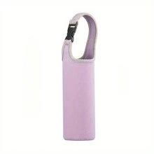 SUGAW 1 Manica per tazza in neoprene, copritazza monopezzo di colore solido e spesso, termoisolante e resistente al calore, forniture scolastiche