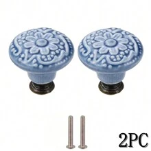 10 piezas de perillas para cajones, tiradores de gabinete altamente atractivos de estilo minimalista, manijas de acero inoxidable, porcelana y cerámica para gabinetes de cocina de estilo vintage, manijas modernas para puertas de baño, accesorios creativos para muebles de cocina