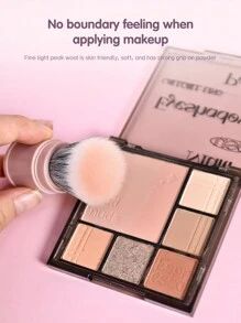 1 Stück einziehbarer Rouge-Pinsel, Make-up-Pinsel, Puder-Pinsel. Aus synthetischen Haaren, ultra-weich für schminkende Rouge-Anwendung, Make-up-Werkzeug