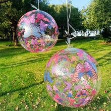 2 件/5 件/8 件蝴蝶印花泡泡气球，鲜艳的蝴蝶气球适合生日派对、周年纪念、婚礼、单身派对、蝴蝶主题派对装饰 - 蝴蝶波波氣球 - 查看 4