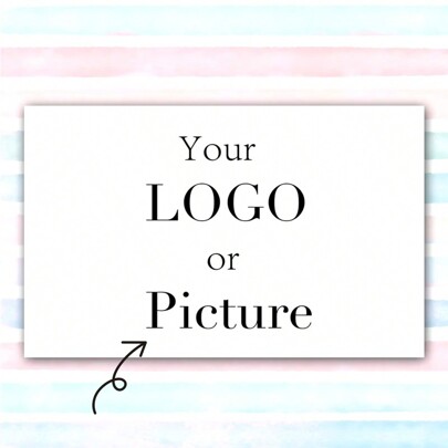 Tarjetas personalizadas de agradecimiento - Tarjetas de visita a doble cara a todo color - Impresión de decoración de regalo - Logotipo personalizado, Vuelta al colegio, Materiales escolares