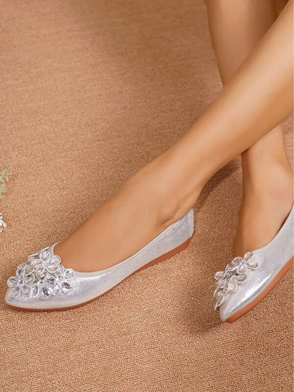 Scarpe da lavoro slip-on piatte, mocassini a punta morbidi, scarpe basse, comodi loafers di grandi dimensioni per donna, adatti per San Valentino