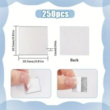 [Qty: 20/50/100/200/500/1000 Pcs] 2cm Square Acrylic Mirror Mosaic Tiles, Self-Adhesive Geometric Wall Stickers For Bedroom, Living Room, Bathroom Decor, Glass Surface, Shiny And Reusable, DIY Mirror Tiles Home Decor, Multi-Surface Installation