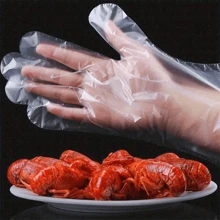 100 guantes desechables para cocinar, preparar comidas, barbacoa, limpieza, guantes multiuso para cocinar y limpiar, uso en cocina, baño y hogar