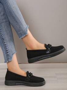 Women's Spring/Autumn Sneakers, Soft Bottom Casual Sports Shoes, Ladies Outdoor Running Shoes - Black - View 2