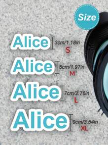 1 stuk gepersonaliseerde naamstickers, gepersonaliseerde handgeschreven naamsticker, gepersonaliseerde naamstickers, gepersonaliseerd naamlabel, - 3 cm - Bekijken 8