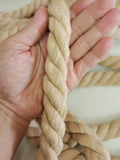 拔河绳（非专业）2cm粗*600cm/150cm长，手工猫抓柱，花园绑扎装饰绳，花艺配件，扭结