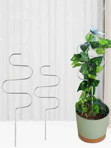 1pc Plant Trellis, Grapevine Climbing Support Decorative Frame For Garden, Home Decor, Potted Plant Gift