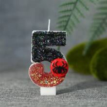 Creative Number Spiral Candles 0-9, Cute Handcraft Birthday Candles Decor - Light Pink - View 7