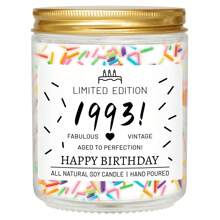 A Particular Year Birthday Gift Scented Soy Wax Candle In A Jar, 18th Birthday Gifts For Girls Women Daughter Sister BFF Friends, Relaxing Stress-Relieving Smokeless, Fun Unique Personalized - Multicolor - View 19