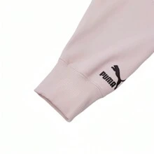 Puma SUPER FOODS Pink Vegetable Sweatshirt Toast Sweatshirt Couple Sweatshirt Cartoon Print Hooded Sports Pullover - Pink - View 7