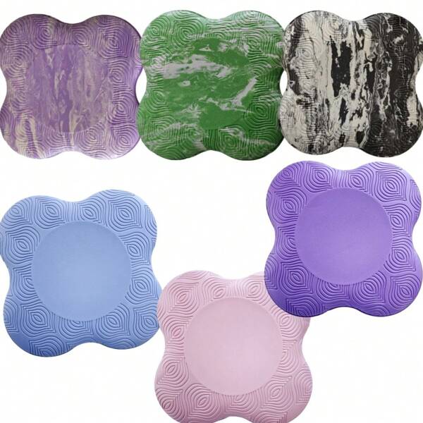 Two Thickened Yoga Knee Pads For Knees, Elbows, Wrists, Hands And Head, PU Material Thickness 20mm, Yoga Flat Support Mat For Home And Gym Training