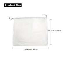 10pcs Soft & Smooth Silk-Like Drawstring Storage Bags, Dust Cover Bags For Purses, Wigs, Lingerie,Boho Vibes