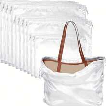 10pcs Soft & Smooth Silk-Like Drawstring Storage Bags, Dust Cover Bags For Purses, Wigs, Lingerie,Boho Vibes