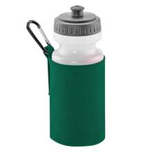 Water Bottle And Fabric Sleeve Holder (Bottle Green) - 100% Polyester - Green - View 1