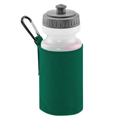 Quadra Water Bottle And Fabric Sleeve Holder (Bottle Green) - 100% Polyester