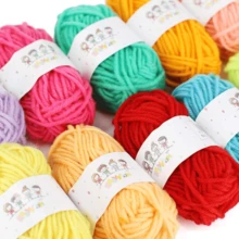 12pcs Small/Large Size Multi-Color Wool Ball Set For Handicrafts Diy Knitting Scrapbooking.Hand-Knitted Wool, Suitable For Daily Knitting, Handicrafts, DIY Crafts, Etc., DIY Scarf Clothes (Random Colors) - Multicolor - View 3