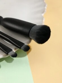 1 caja de 6 piezas Juego de brochas de maquillaje portátiles con diseño de gato lindo - Brocha para polvo, brocha para sombra de ojos y brochas surtidas, Juego de brochas, Kit de brochas de maquillaje, Juego de brochas de maquillaje, Kit de maquillaje completo, Juego de brochas de maquillaje, Kit de maquillaje completo, Juego de brochas, Juego de brochas de maquillaje, Juego de regalo de maquillaje, Juego - Multicolor - Ver 8