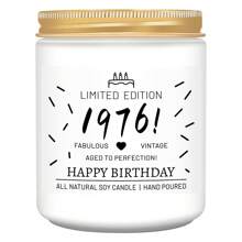 A Particular Year Birthday Gift Scented Soy Wax Candle In A Jar, 18th Birthday Gifts For Girls Women Daughter Sister BFF Friends, Relaxing Stress-Relieving Smokeless, Fun Unique Personalized - Multicolor - View 32