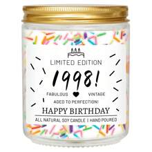 A Particular Year Birthday Gift Scented Soy Wax Candle In A Jar, 18th Birthday Gifts For Girls Women Daughter Sister BFF Friends, Relaxing Stress-Relieving Smokeless, Fun Unique Personalized - Multicolor - View 6
