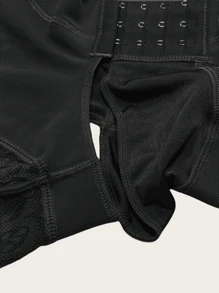 一件装女士全身塑身衣，哥伦比亚塑身衣，四排钩扣式全身塑形，具有收腹提臀功能，适合日常穿着或正式场合。 - 黑色 - 查看 6