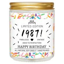A Particular Year Birthday Gift Scented Soy Wax Candle In A Jar, 18th Birthday Gifts For Girls Women Daughter Sister BFF Friends, Relaxing Stress-Relieving Smokeless, Fun Unique Personalized - Multicolor - View 25