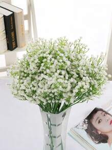 5/10/20/30/60pcs Starry Sky Artificial Flowers With Stems - Handmade Textured Faux Flower Bouquets For Home Outdoor Garden Decor, Weddings, Parties, Birthday Decoration