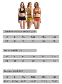 2pcs/Set Letter Print Sports Underwear And Flat Boxer Briefs, Yoga Tight Underwear And Stretchy Comfortable Boxer Briefs, Elegant Party Lingerie Set For Photo Shoot, Holiday, Valentine's Day, Christmas. - 橘色 - 查看 5